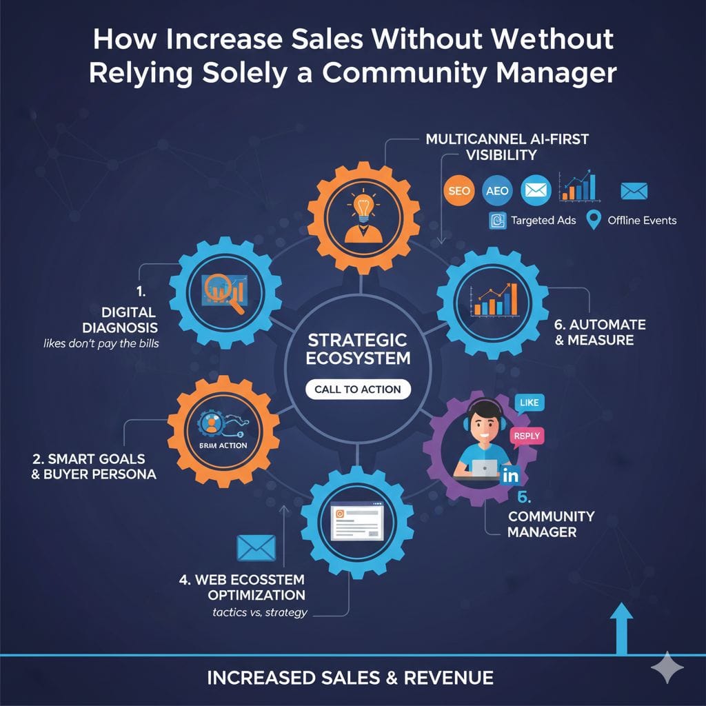 How to Increase Sales Without Relying Solely on a Community Manager